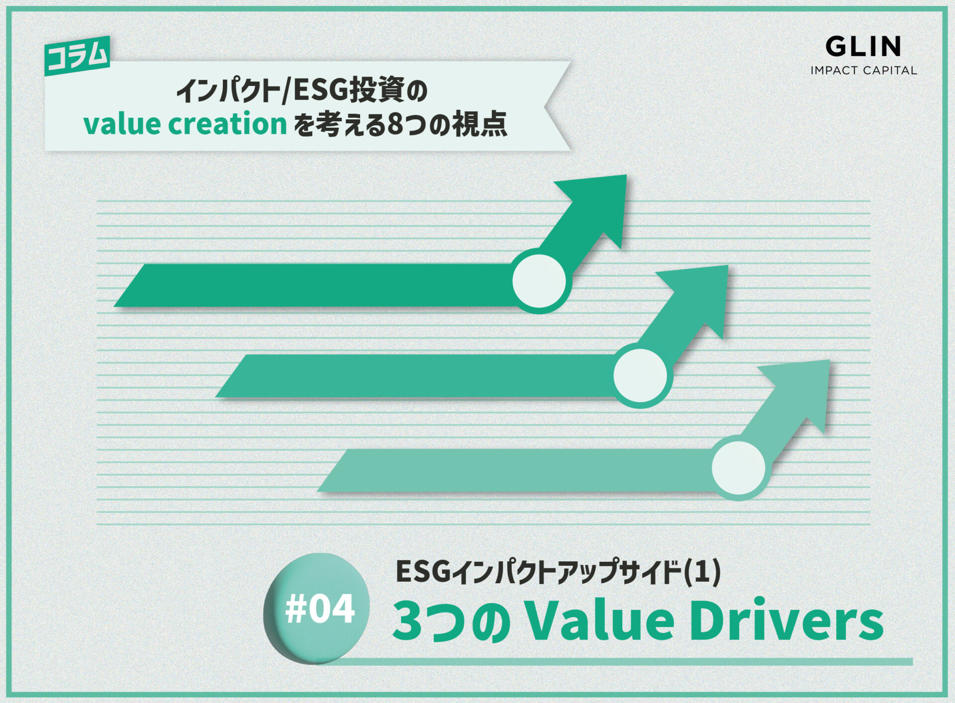 インパクト/ESG投資のvalue creationを考える8つの視点 – GLIN Impact